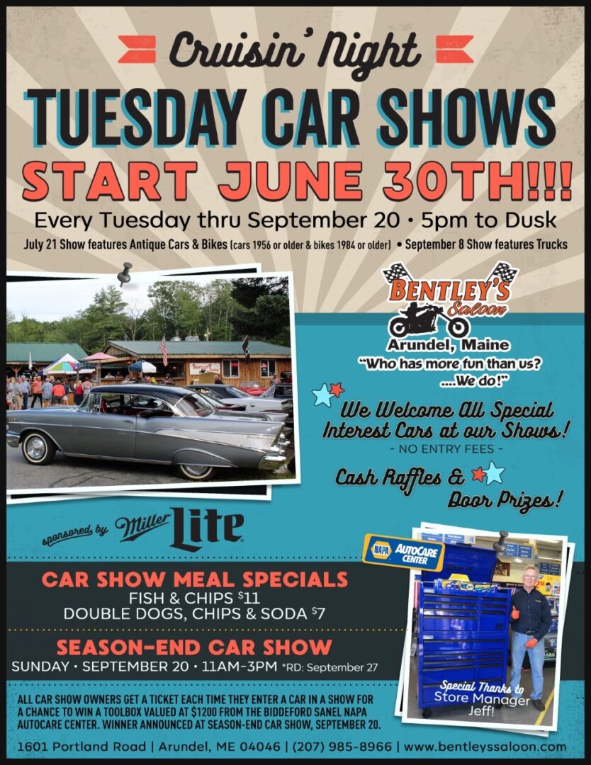 Cruisin Night Tuesday Car Show Cancelled Due To Weather Bentley S Saloon