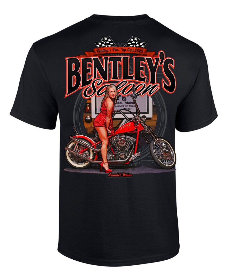 Bentley's Pinup Girl Tee 2023 - Bentley's Saloon