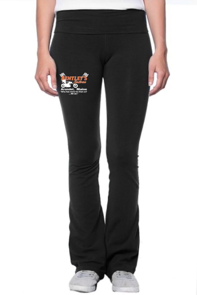Bentley's Logo Ladies Yoga Pants Bentley's Saloon