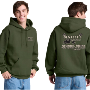 Bentley's Unisex Green Hoodie