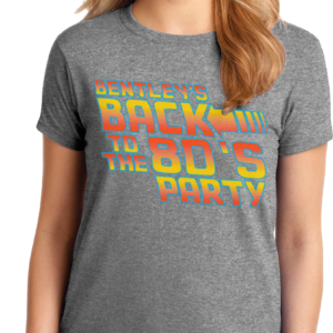 Bentley's Back to the 80's Party Tee-Unisex