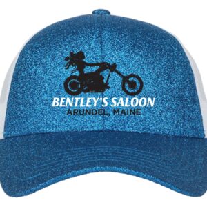 Ladies Glitter Hat-  Red or Blue !