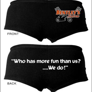 Ladies Bentley's Saloon Logo Booty Shorts