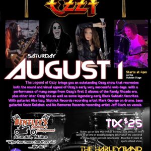 2026 Ozzy Tribute Band Show " Blizzard of Ozzy!"