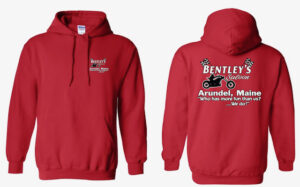 Bentley's Logo Red Pullover Hoodie