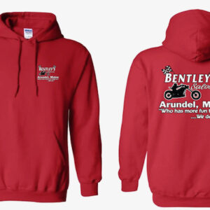 Bentley's Logo Red Pullover Hoodie